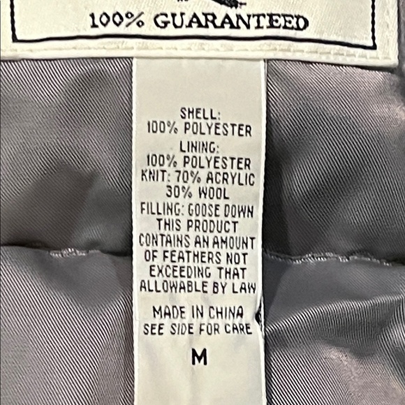 Eddie Bauer Men’s Goose Down Removable Hood Parka Jacket Coat Size M - Picture 7 of 9